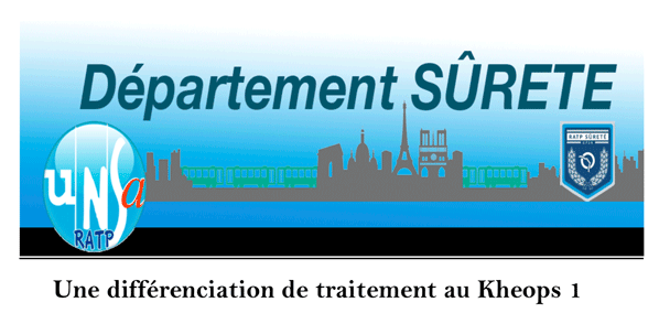 Une différentiation de traitement au Kheops 1