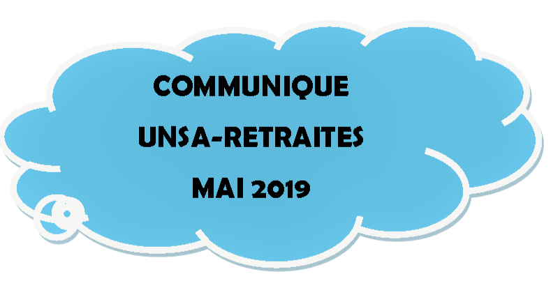 COMMUNIQUE de MAI 2019