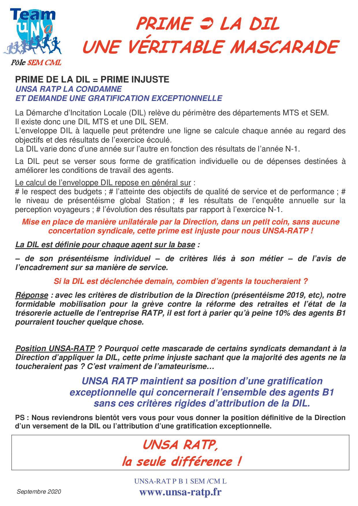 PRIME⇒ LA DIL UNE VÉRITABLE MASCARADE