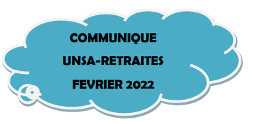 Communiqué UNSA-RETRAITES – Février 2022