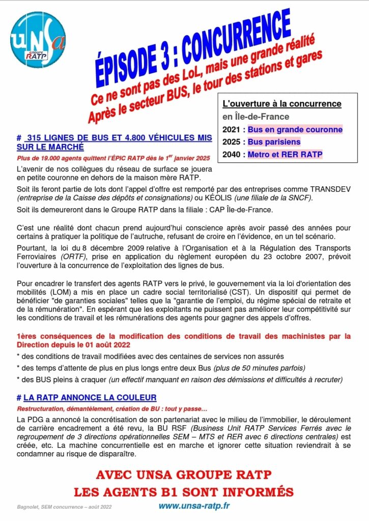 Épisode 3 : CONCURRENCE 