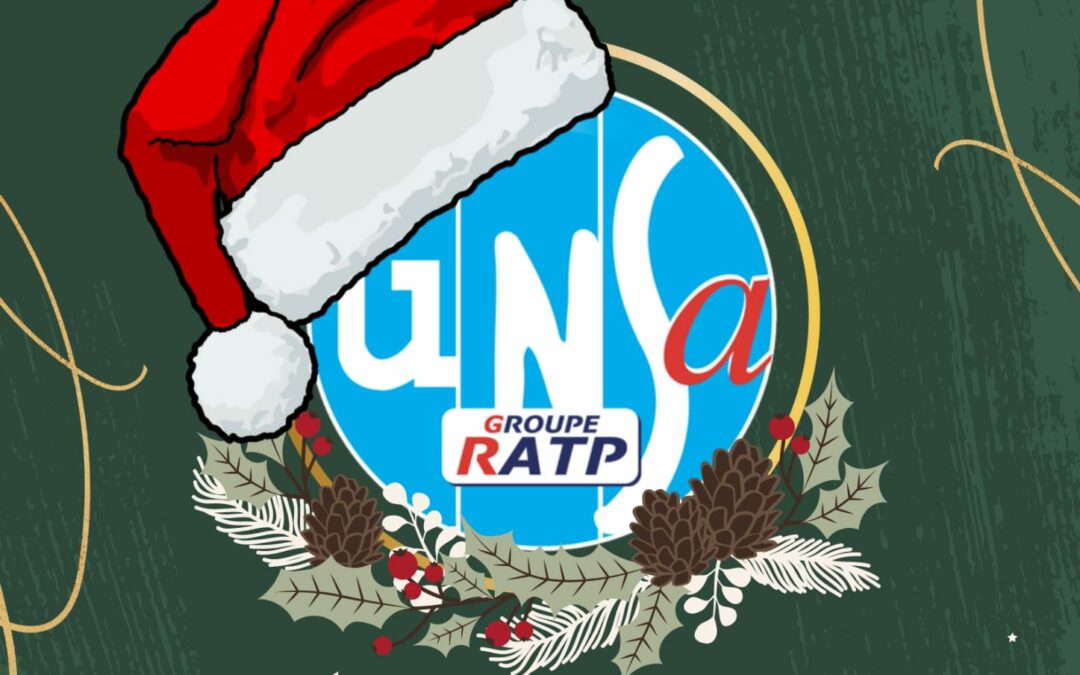 Bonnes fêtes de fin d'année UNSA RATP