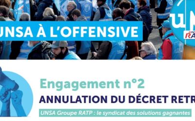 Engagement n°2 – ANNULATION DU DÉCRET RETRAITE