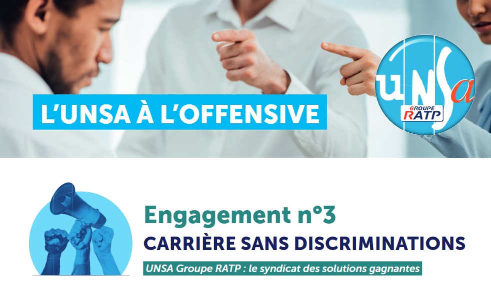 Engagement N°3 – CARRIÈRE SANS DISCRIMINATIONS